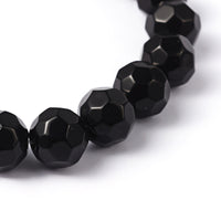 10mm Normal Glass Faceted Beads Strand